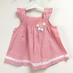 familiar、120cm、ブラウス、綿、女の子用