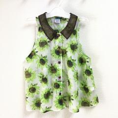 ANNA SUI Mini、110cm、ブラウス、ポリエステル、女の子用