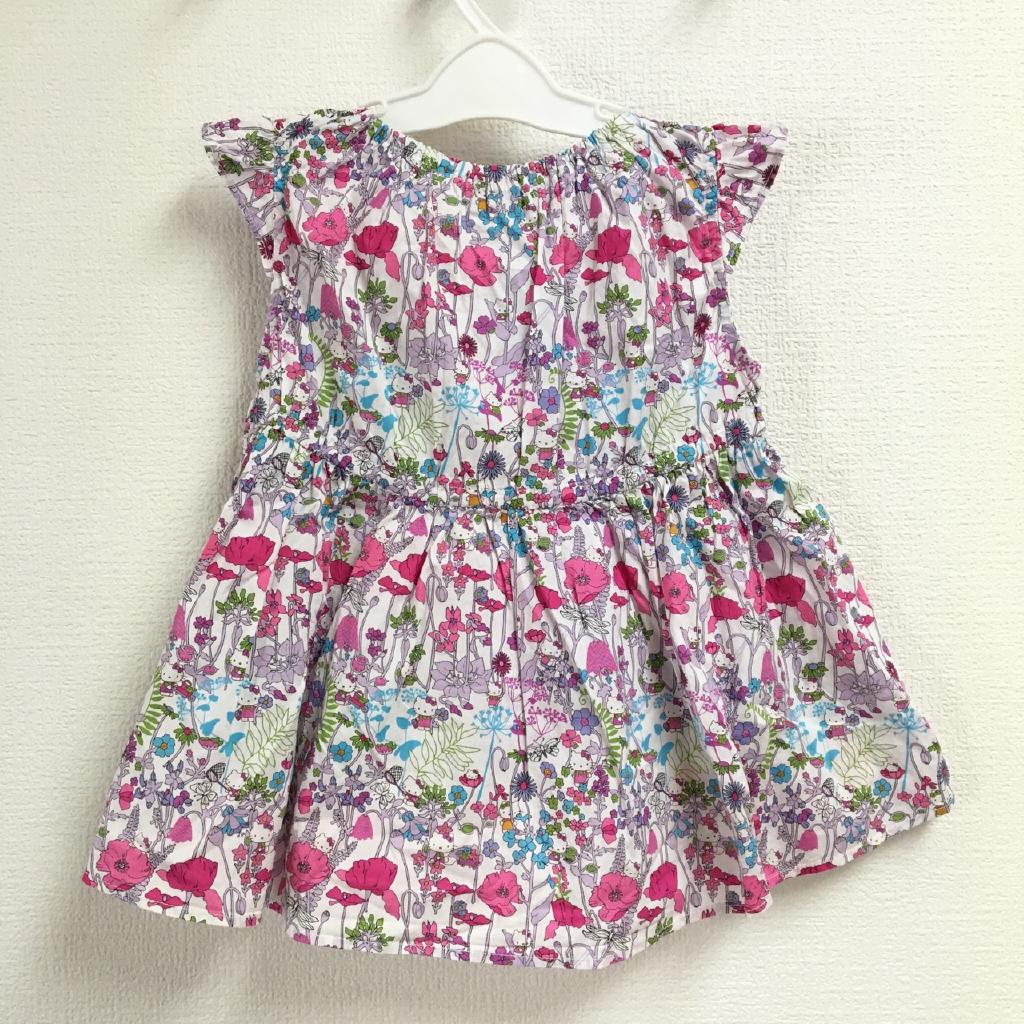ANNA SUI mini ワンピース マーメイド総柄カットワンピース(90cm ライト ブルー): キッズ