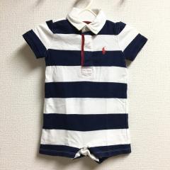 RALPH LAUREN、80cm、ロンパース、綿、男の子用