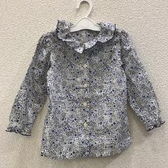 familiar、100cm、ブラウス、綿、女の子用