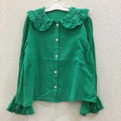 DENIM DUNGAREE、120cm、ブラウス、綿、女の子用