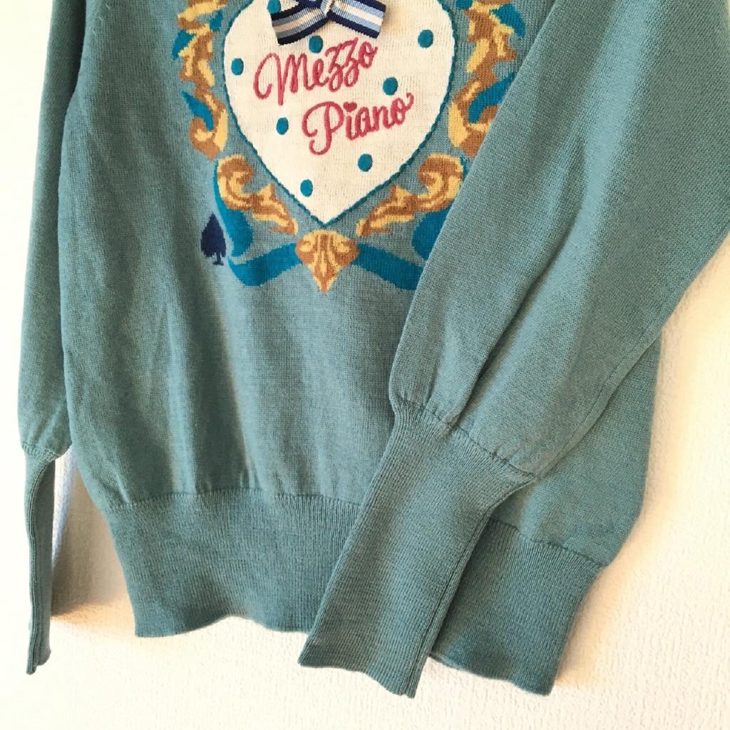 mezzo pianoセット♡サイズ130〜135 カットジャガード ハーフZIPセーラー セットアップ（セットアップ