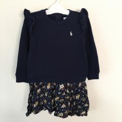 RALPH LAUREN、85cm、ワンピース、綿・ポリエステル、女の子用