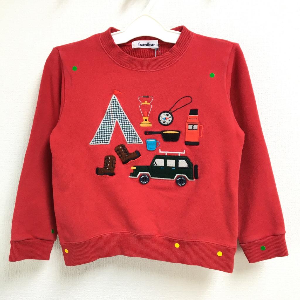 familiar　トレーナー　110 familiar トレーナー 110cm くるり｜familiarの子供服の古着通販