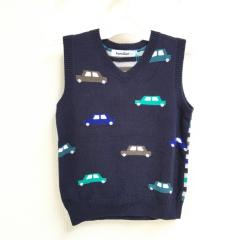 familiar、110cm、ベスト、綿、男の子用