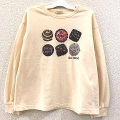 trois lapins、140cm、カットソー、綿・ポリエステル、女の子用