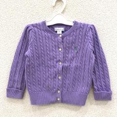 RALPH LAUREN、85cm、カーディガン、綿、女の子用