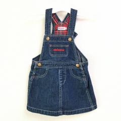 mikihouse、90cm、ジャンパースカート、綿、女の子用