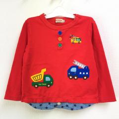 mikihouse、110cm、カットソー、綿、男の子用