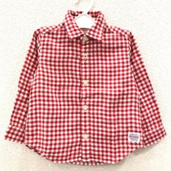 mikihouse、90cm、シャツ、綿、男の子用