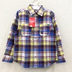 mikihouse、120cm、シャツ、綿、男の子用