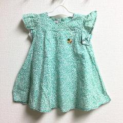 familiar、90cm、ワンピース、綿、女の子用