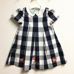 familiar、100cm、ワンピース、綿・ポリエステル、女の子用
