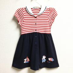familiar、100cm、ワンピース、綿、女の子用