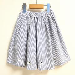 familiar、130cm、スカート、綿、女の子用