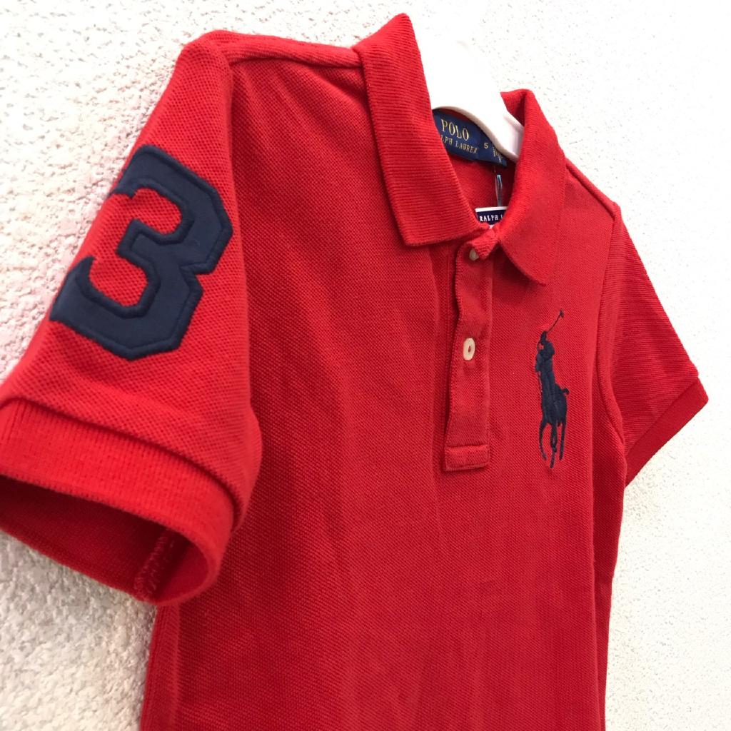 専用Polo Ralph Lauren 赤 ポロシャツ Sサイズ 箱付き POLO RALPH LAUREN ポロシャツ 120cm くるり｜POLO RALPH LAURENの子供
