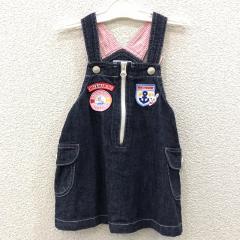 mikihouse、80cm、ジャンパースカート、綿、女の子用