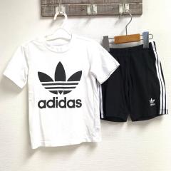adidas、100cm、セットもの、綿・ポリウレタン、男女共用
