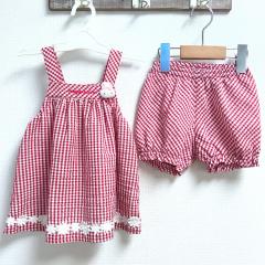 mezzo piano、80cm、ワンピース、綿・ポリエステル、女の子用