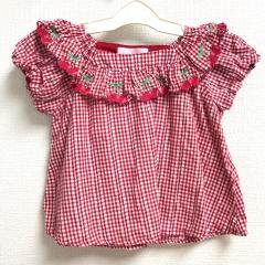 mezzo piano、90cm、ブラウス、綿、女の子用