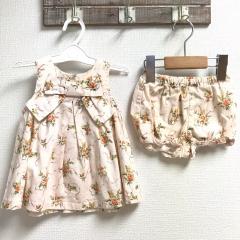 Tartine et Chocolat、80cm、ワンピース、綿、女の子用