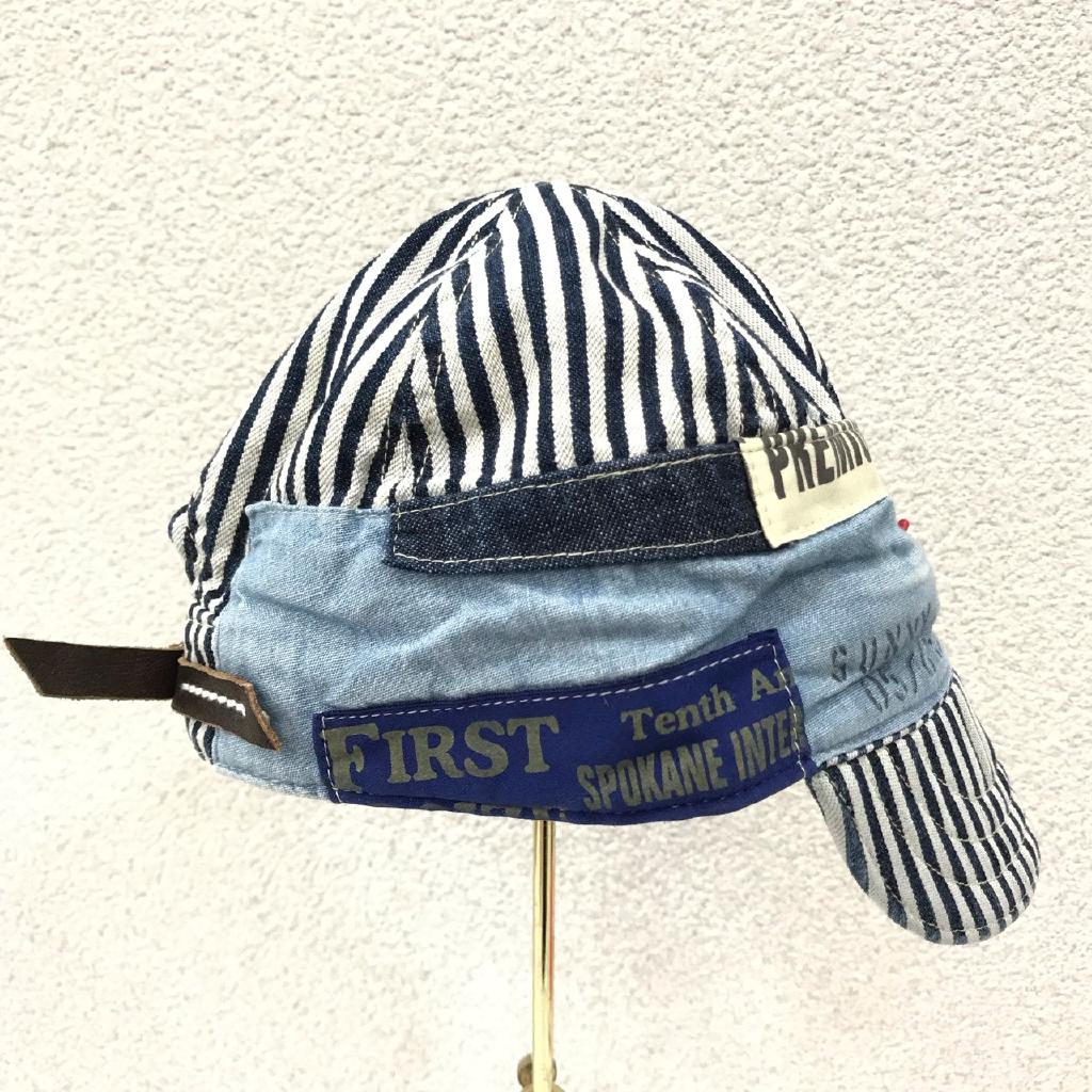 denim dungaree DENIM DUNGAREE ハンチング 帽子 DENIM DUNGAREE 帽子 52cm くるり｜DENIM DUNGAREEの子供服の古着通販