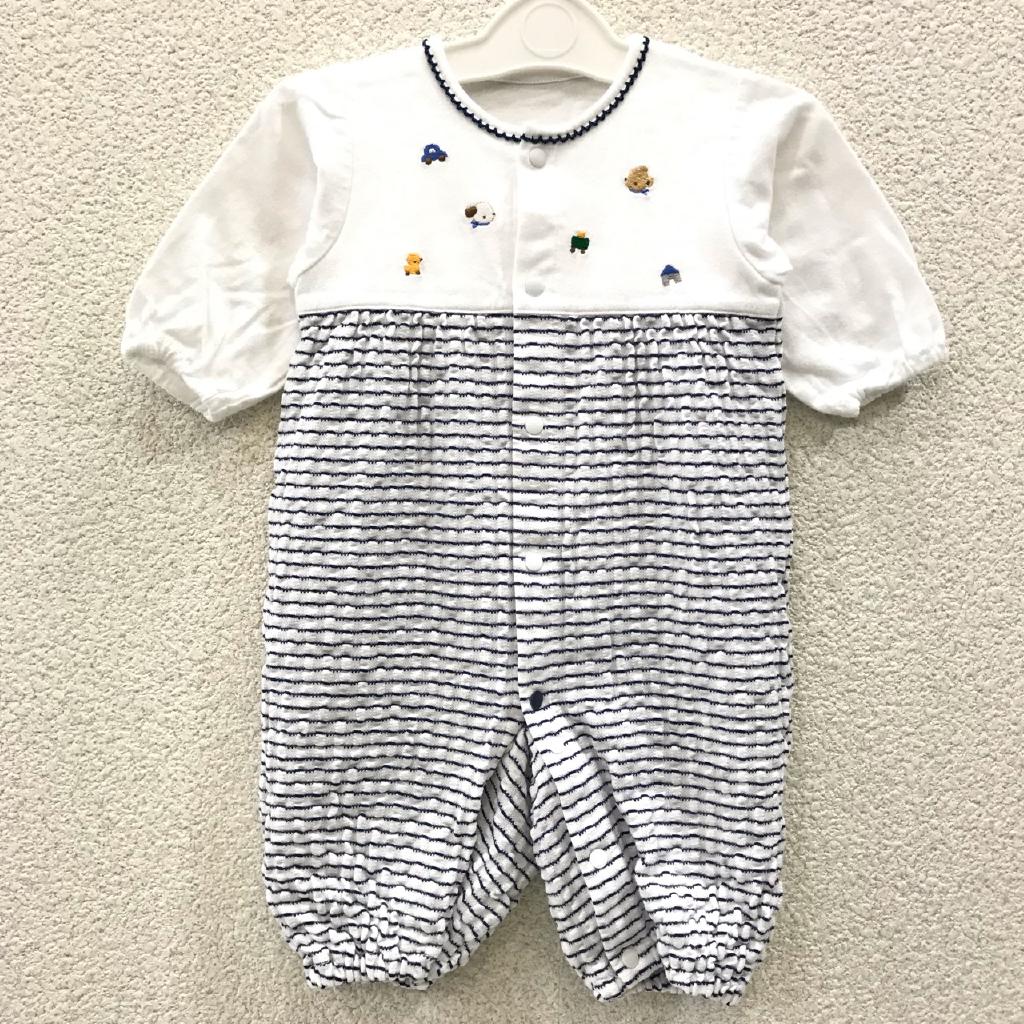 とも　Familiar ロンパース 70 完売品 familiar ロンパース 50～70cm くるり｜familiarの子供服の古着通販