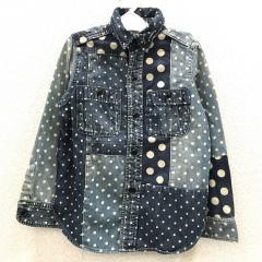 DENIM DUNGAREE、120cm、シャツ、綿、男の子用