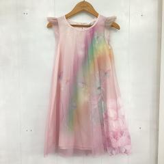 H&M、140cm、ワンピース、ポリエステル、女の子用