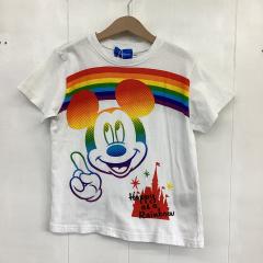 Disney、120cm、Ｔシャツ、綿・ポリウレタン、男女共用