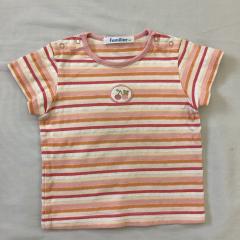 familiar、80cm、カットソー、綿、女の子用