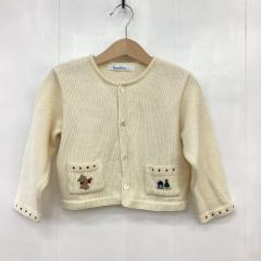 familiar、90cm、カーディガン、毛・アクリル、女の子用