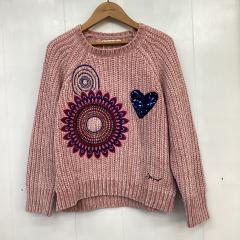Desigual、130cm、セーター、ポリエステル、女の子用