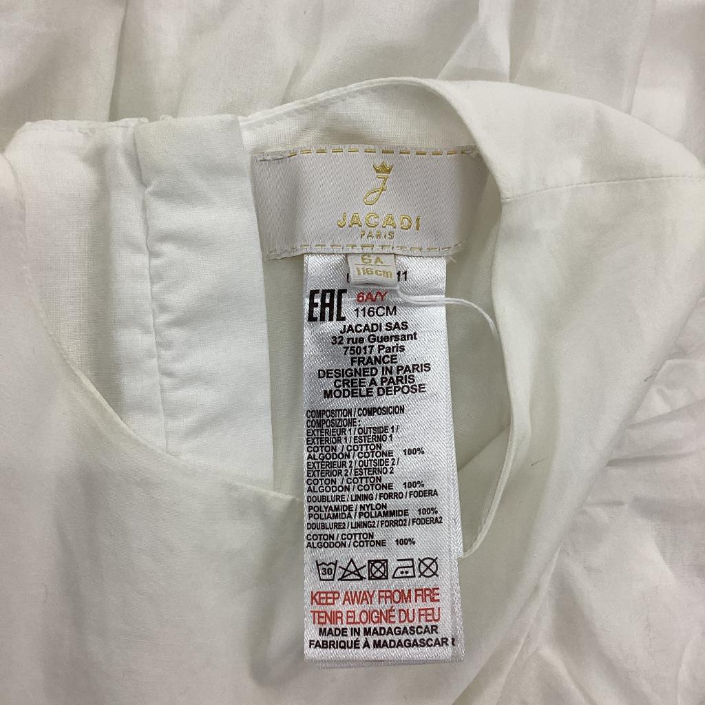 新品未使用タグ付き/JACADI/120 JACADI ワンピース 120cm lisblanc（リ・ブラン）｜JACADIの子供服の