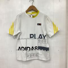 adidas、150cm、Ｔシャツ、綿・ポリウレタン、男の子用