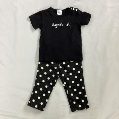 agnes b、80cm、パンツ、綿・ポリウレタン、男女共用