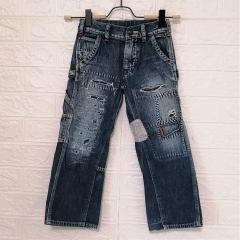 DENIM DUNGAREE、110cm、パンツ、綿、男女共用