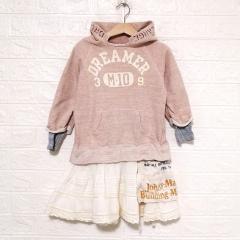 DENIM DUNGAREE、110cm、チュニック、綿、女の子用