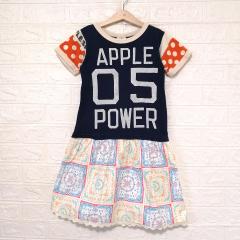 REDDY APPLE SEED、130cm、ワンピース、綿、女の子用