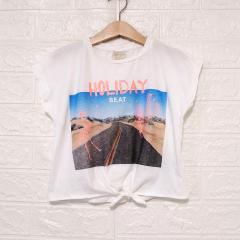 zara、110cm、Ｔシャツ、綿・ポリウレタン、女の子用