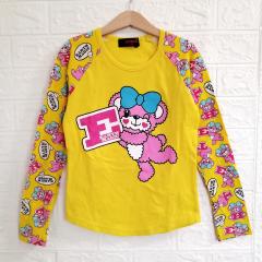 EARTHMAGIC、140cm、Ｔシャツ、綿・ポリウレタン、女の子用