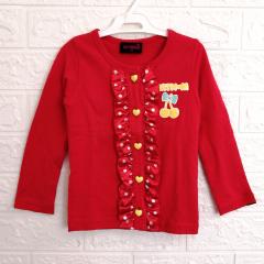 EARTHMAGIC、100cm、カーディガン、綿、女の子用