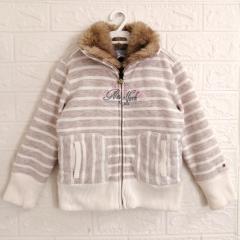 TOMMY HILFIGER、110cm、パーカー、綿・ポリエステル、女の子用
