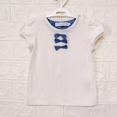 Tartine et Chocolat、90cm、Tシャツ、綿・ポリウレタン、女の子用