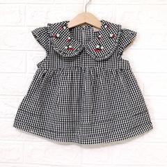 Petit main、110cm、ブラウス、綿、女の子用