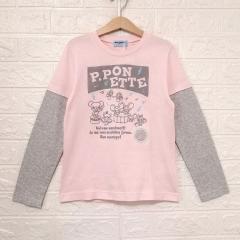 pom ponette、140cm、Ｔシャツ、綿、女の子用