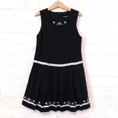 pom ponette、130cm、ジャンパースカート、綿、女の子用