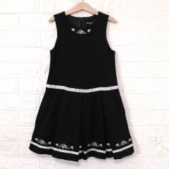 pom ponette、130cm、ジャンパースカート、綿、女の子用