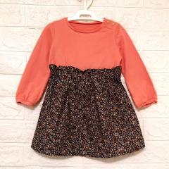 COMME CA FOSSETTE、90cm、ワンピース、綿、女の子用